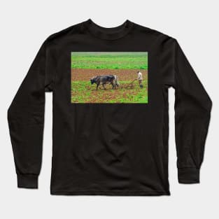 Ploughing. Long Sleeve T-Shirt